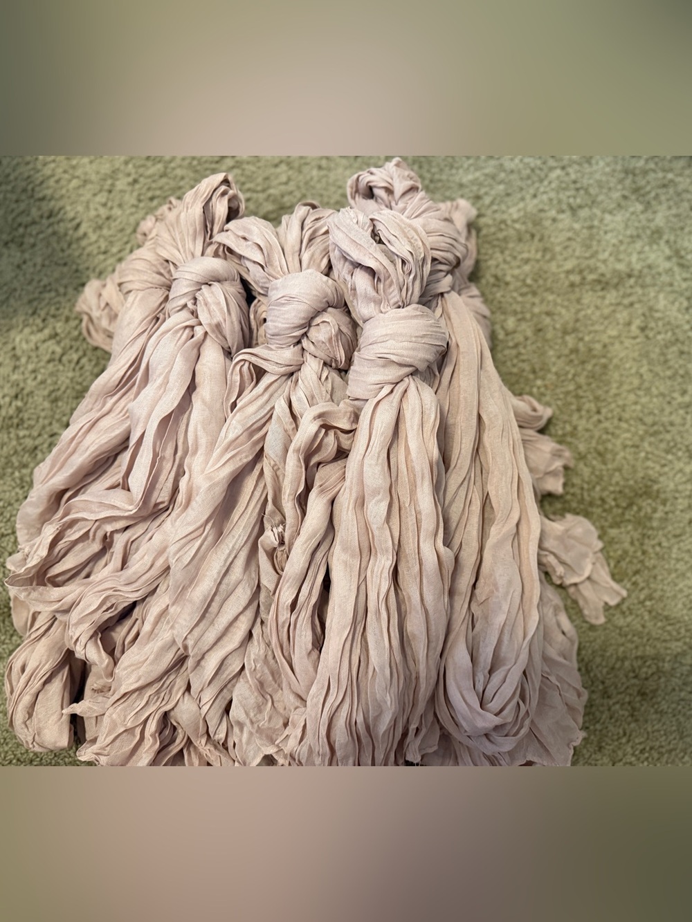 12 Dusty Rose Cheesecloth Table Runners 10 Ft Gauze Boho Wedding Party Decor